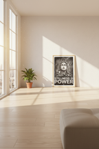 Shiva Stillness is Power – Metal Poster | Mystical Arts