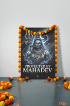Protected by Mahadev – Metal Poster | Mystical Arts