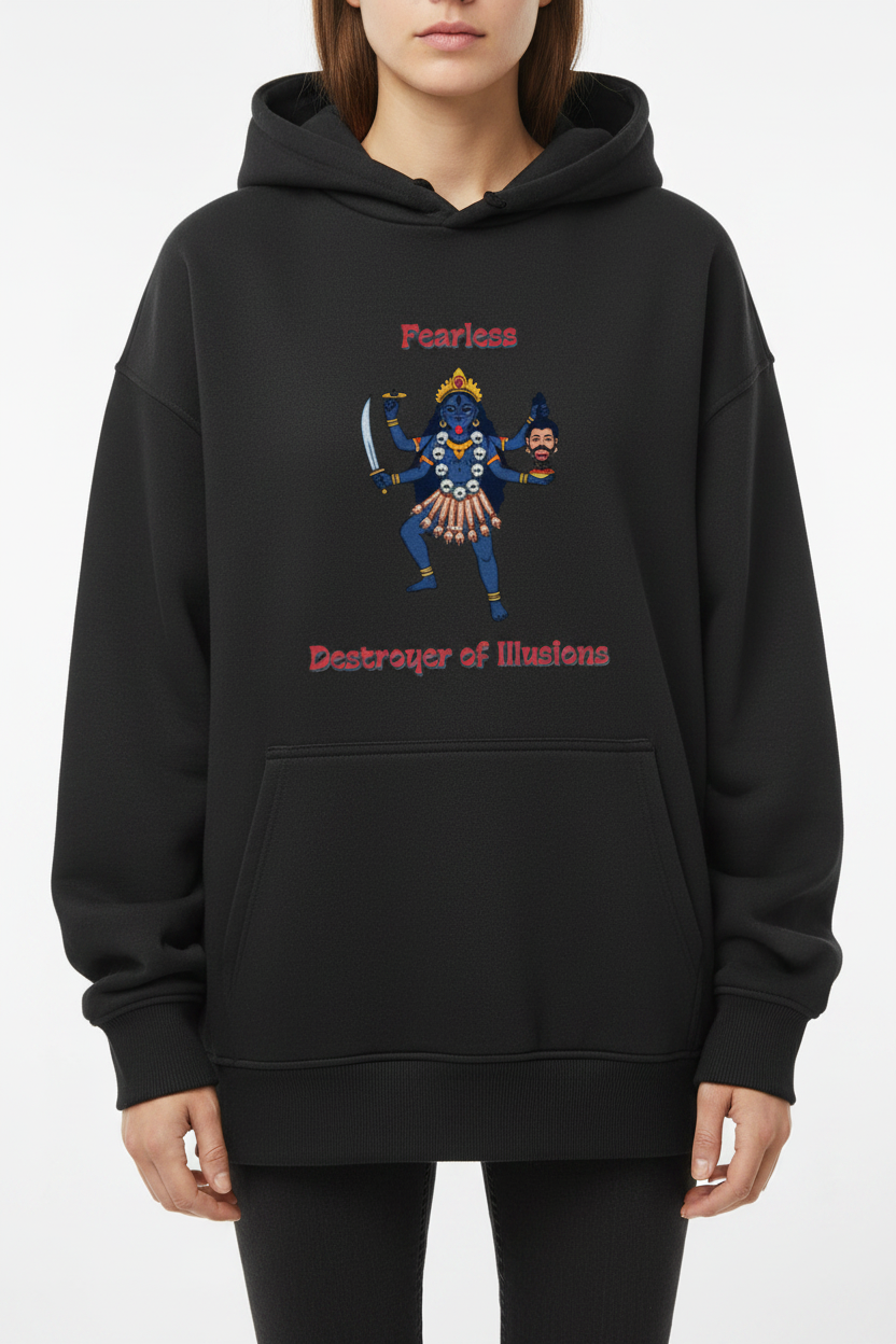 Kali Ma Unisex Oversized Hoodie – 400 GSM Cotton | Mystical Arts