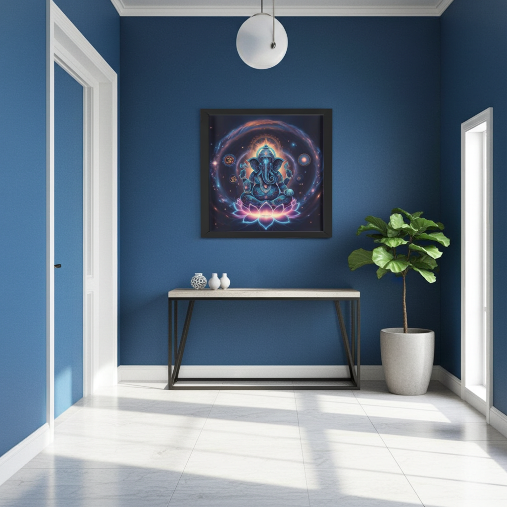 Ganesha Framed Poster – Ready to Hang Wall Art | Mystical Arts
